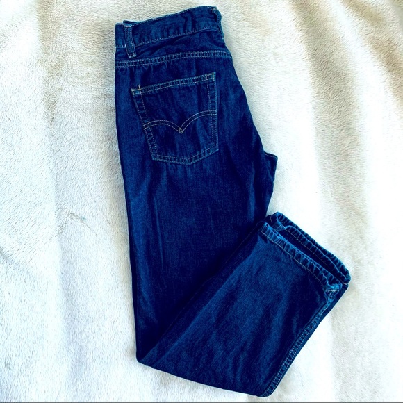 Levi’s Youth Straight Blue Jeans - Picture 1 of 6
